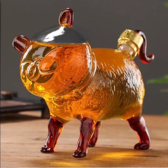 Cat liquor wine decanter whiskey scotch. - Picture 2 of 2